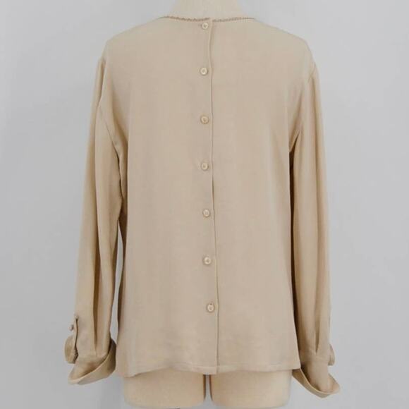 Vintage Dana Buchman Silk Blouse - Picture 3 of 7